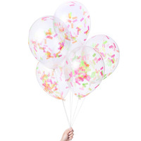 [knot&amp;bow]Multicolor Pre-filled Confetti Balloons