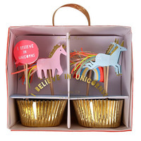 MeriMeri I Believe In Unicorns Cupcake Kit