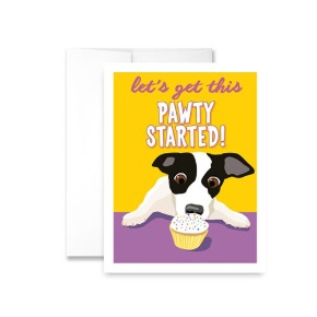 Let’s Get This Pawty Started Greeting Card