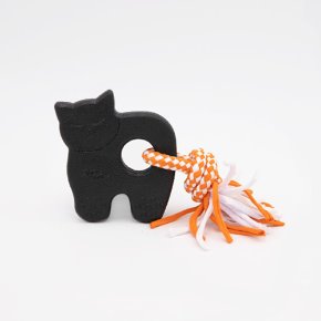 지피포우즈 치발기 장난감 검은 고양이
